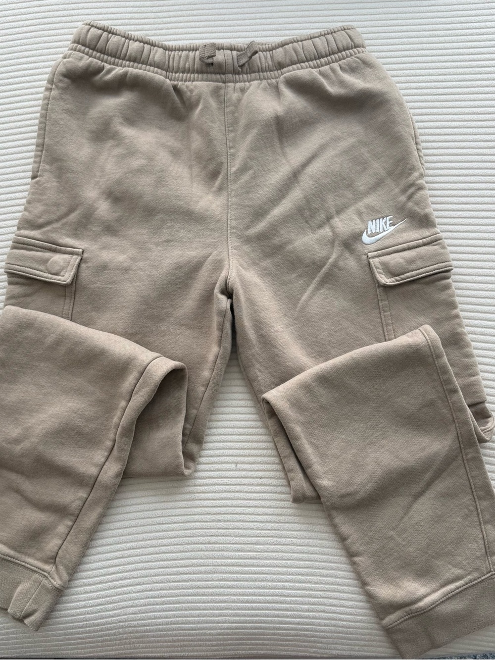 Nike Kids Beige Cargo Joggers